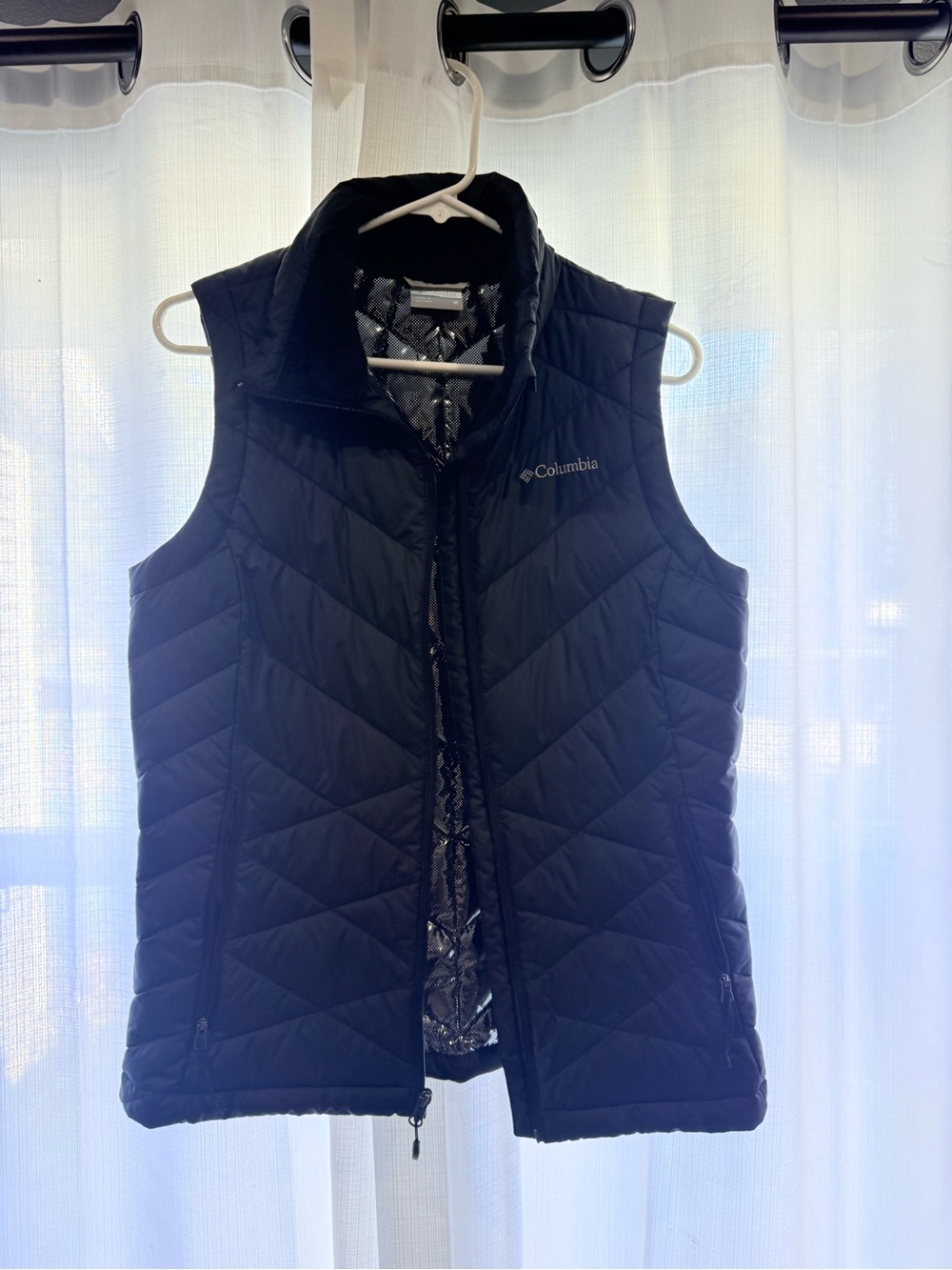 Columbia Black Quilted Packable Women's Vest